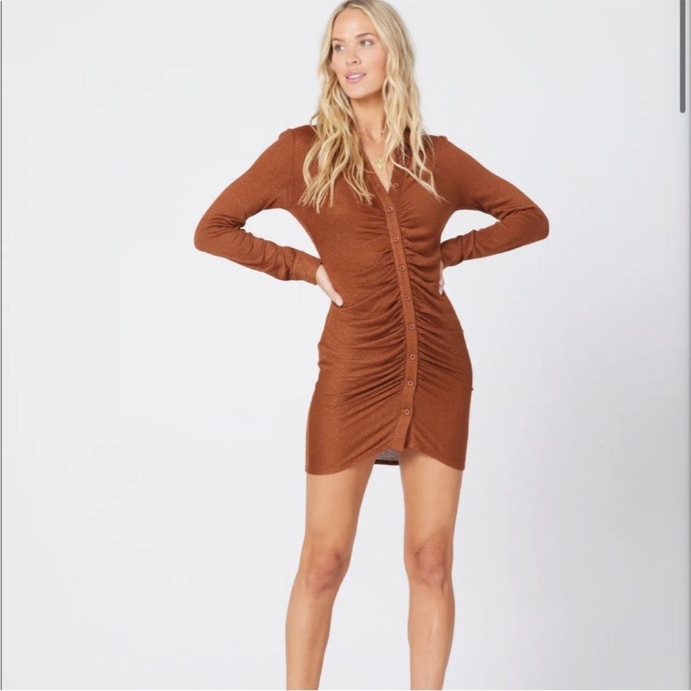 L*space Scarlett Summer Dress In Spice Size Medium Beach Cover Up Summer NEW